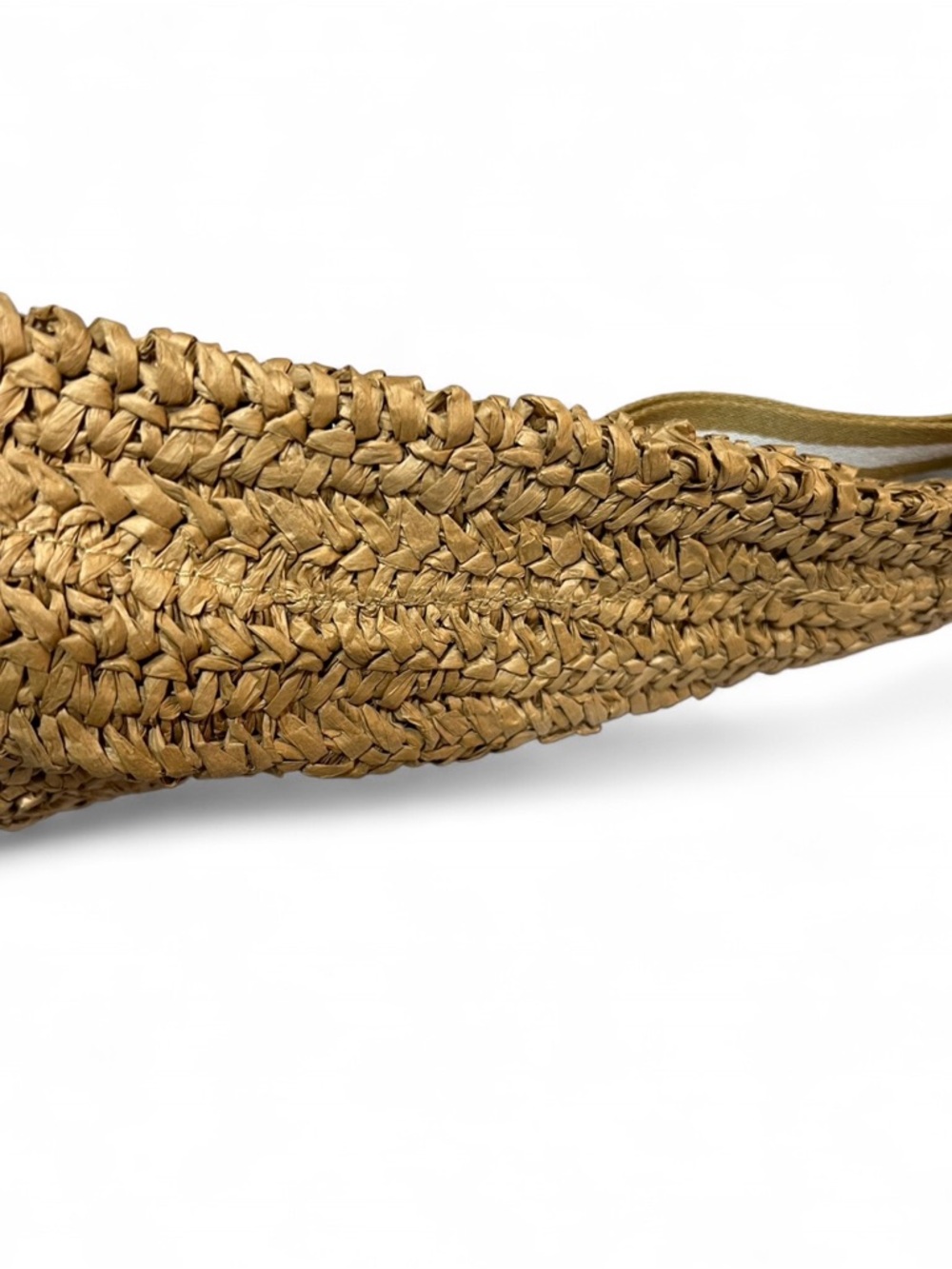 Lu & elle Woven Straw Belt Bag NWT Tan Raffia Crossbody Fanny Pack Summer - Picture 7 of 10